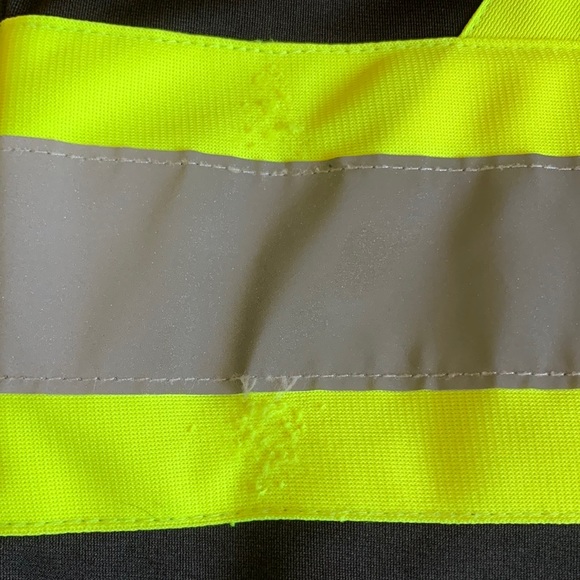 Forcefield Reflective Safety Jacket Black Size XL Men Workwear Protective - Picture 7 of 9